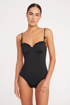 GOSSAMER ONE PIECE BLACK