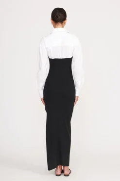 HAZEL DRESS BLACK WHITE