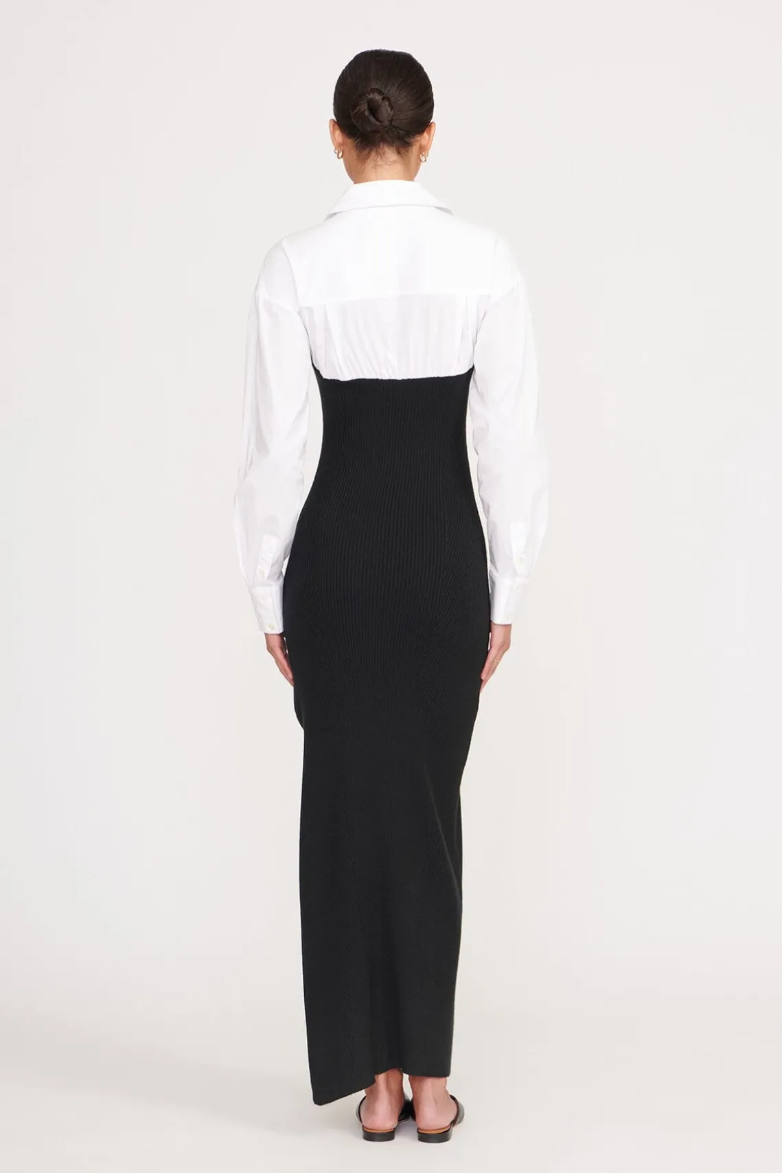 HAZEL DRESS BLACK WHITE