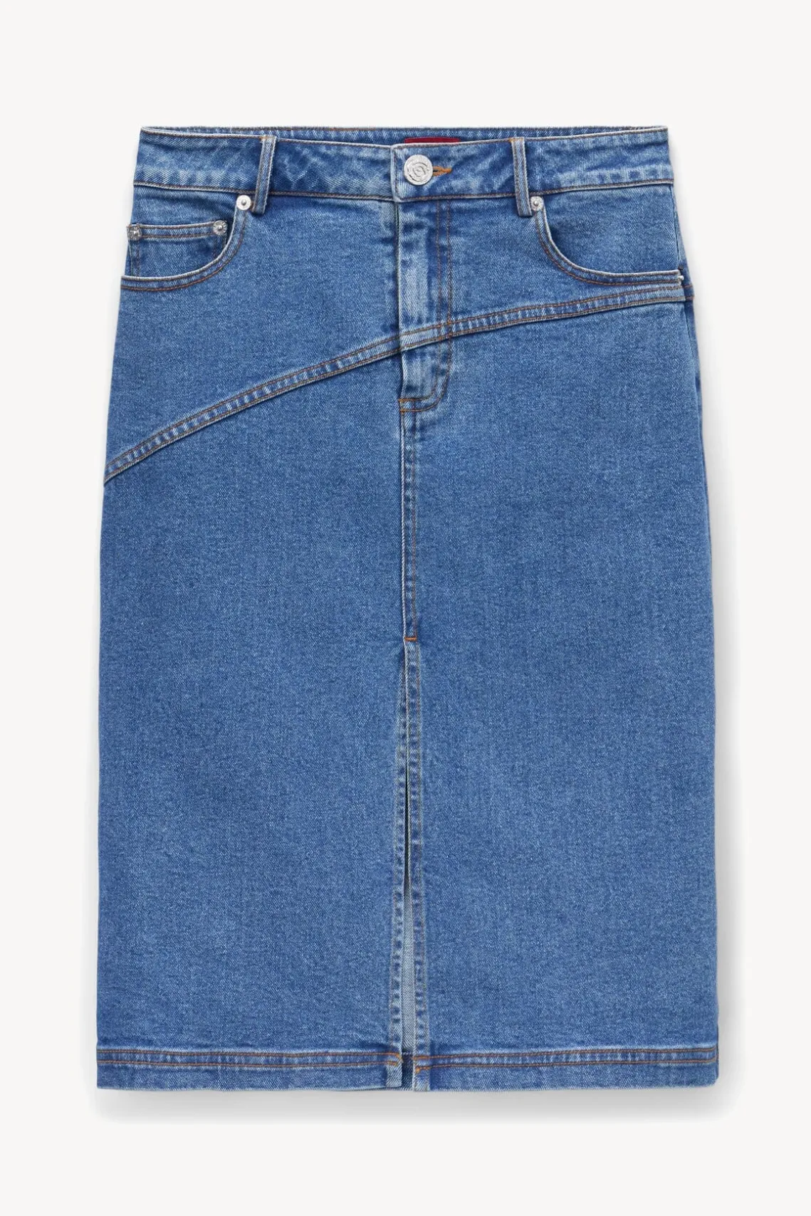 HUDSON SKIRT MEDIUM WASH