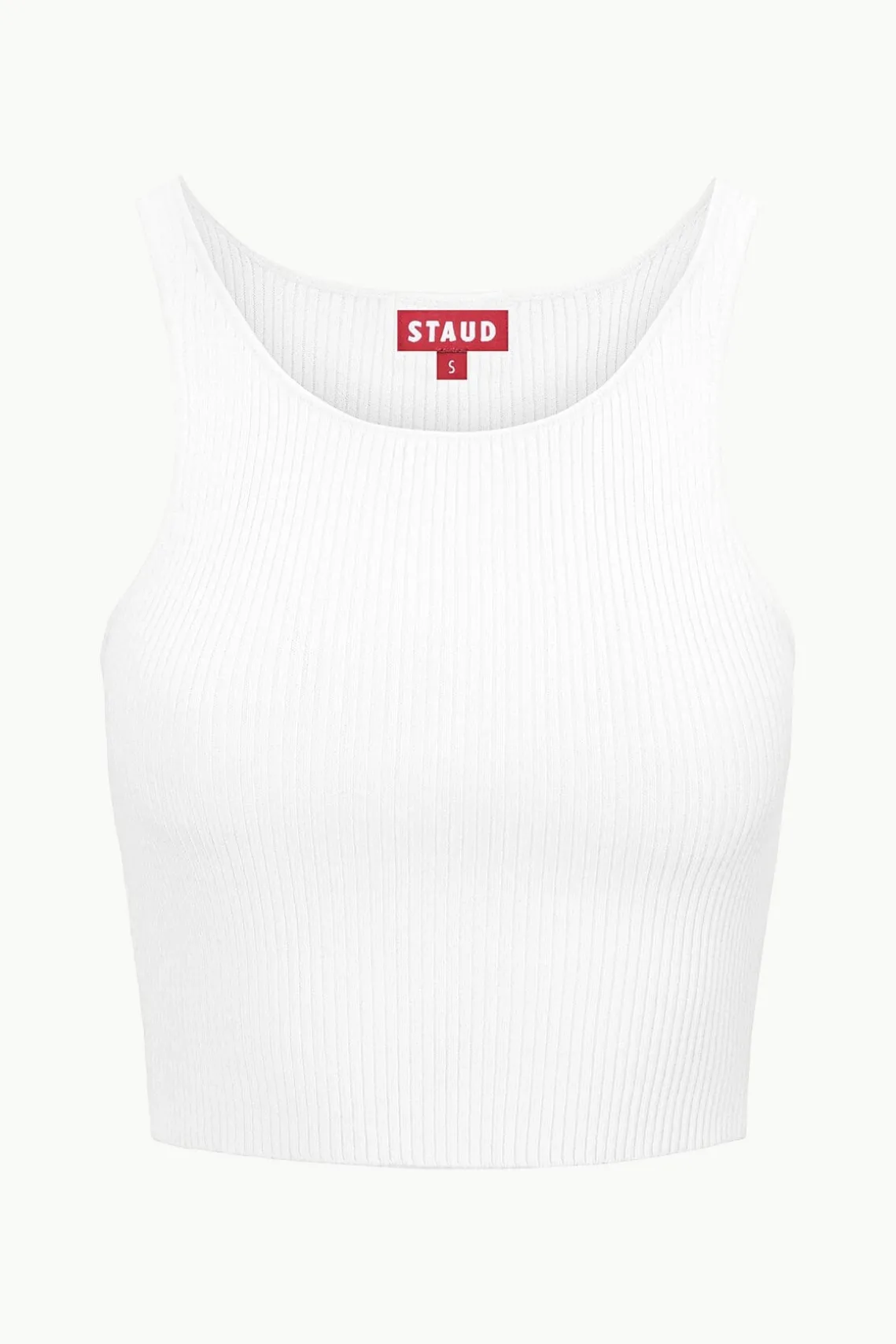 IBISCO CROPPED TANK WHITE