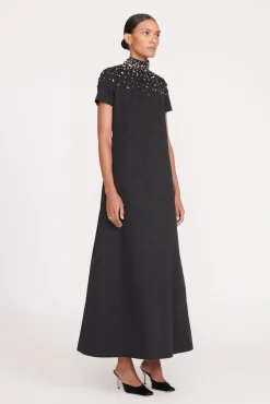 ILANA DRESS BLACK SILVER