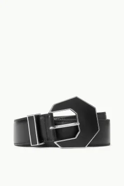 INLAY BUCKLE BELT BLACK