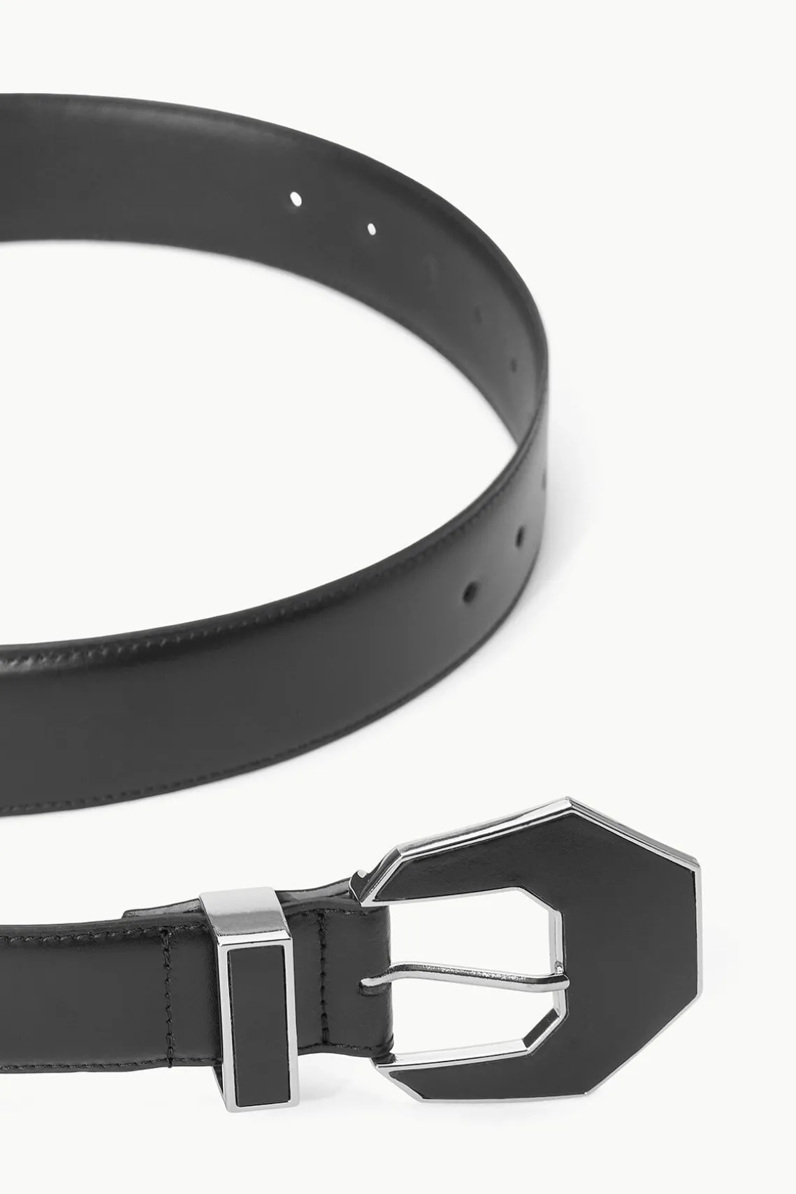 INLAY BUCKLE BELT BLACK