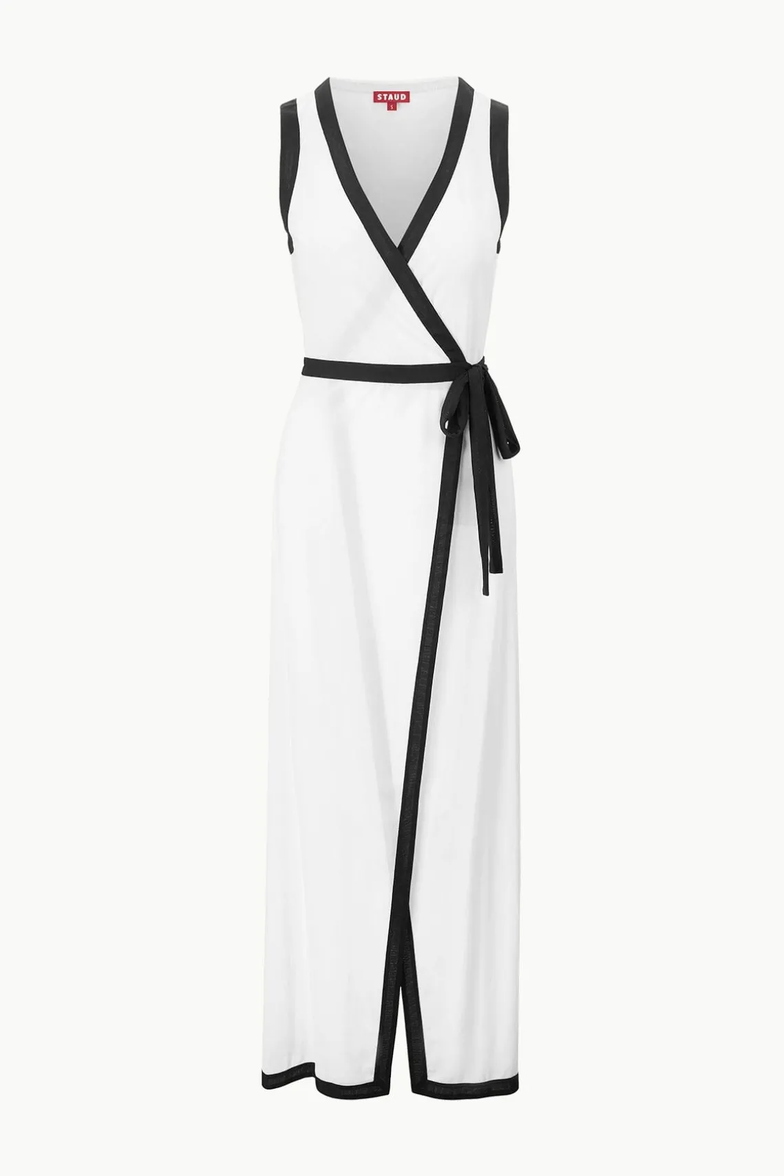 ISCHIA COVERUP DRESS WHITE BLACK