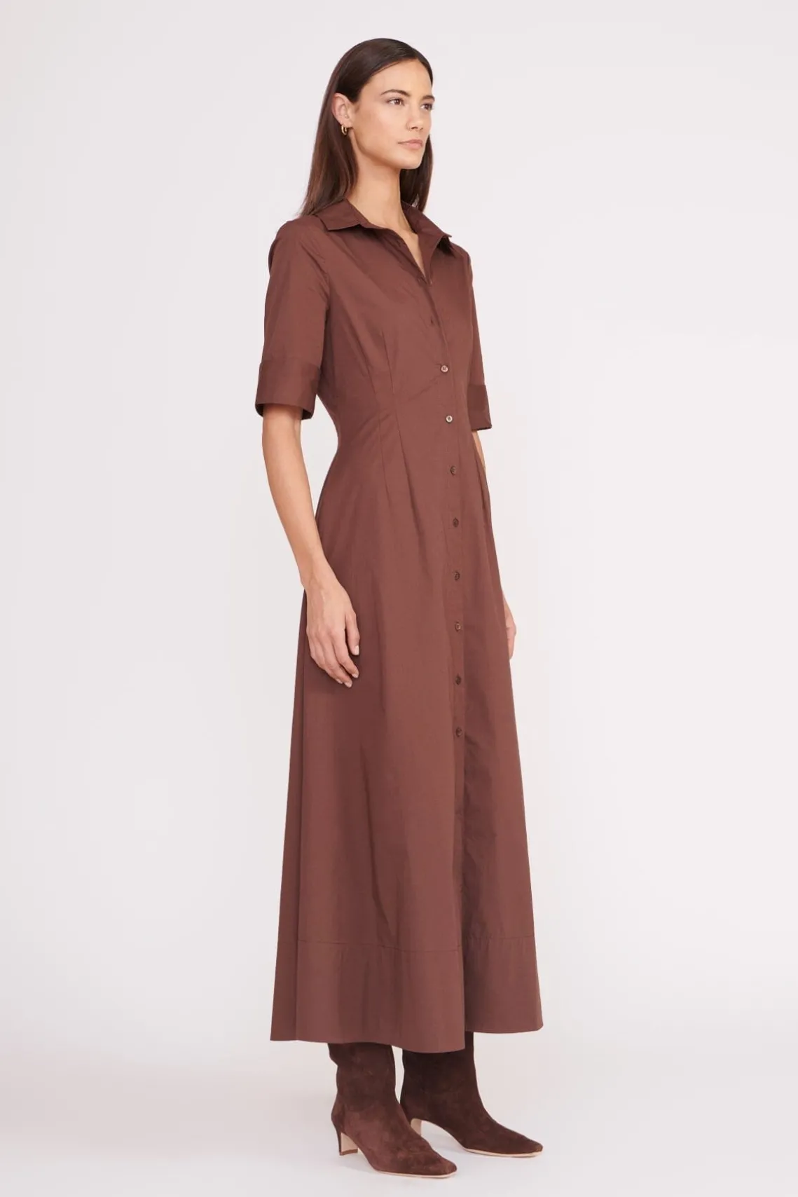 JOAN MAXI DRESS MAHOGANY