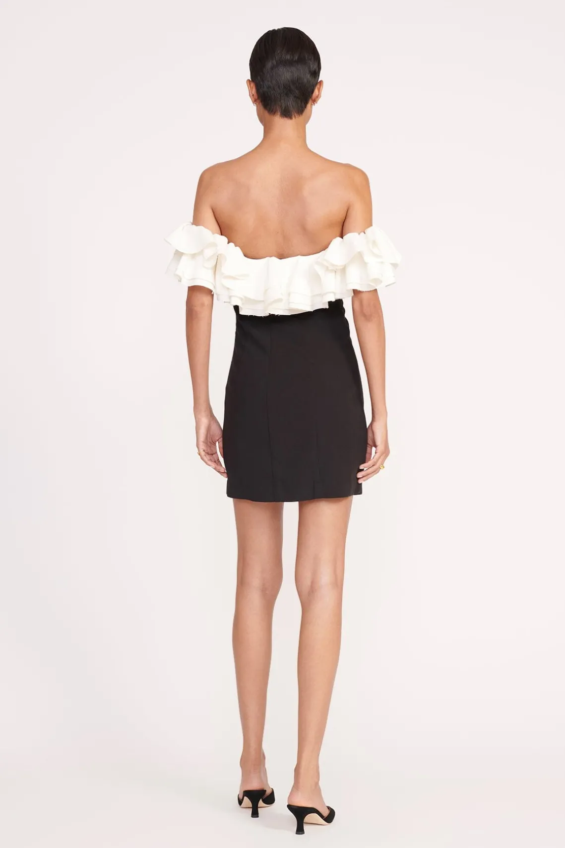 KIARA DRESS BLACK IVORY