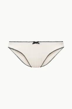 KIT BIKINI BOTTOM IVORY BLACK