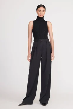 LUISA PANT BLACK SUITING