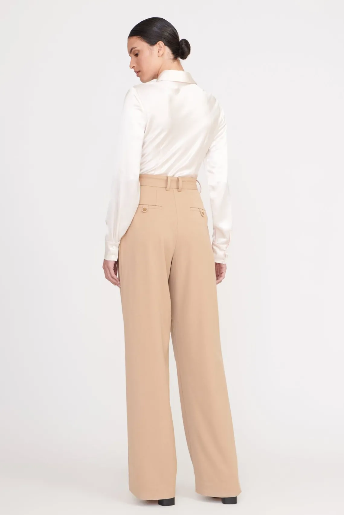 LUISA PANT CAMEL SUITING