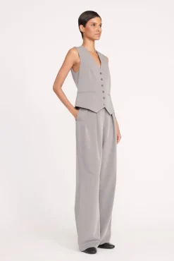 LUISA PANT HEATHER GREY SUITING
