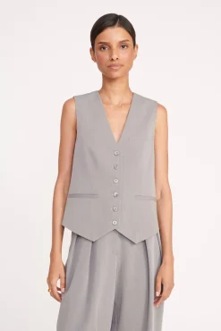 LUISA PANT HEATHER GREY SUITING