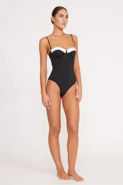 MAEVE ONE PIECE BLACK WHITE