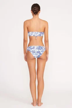 MALA BIKINI TOP BLUE TOILE