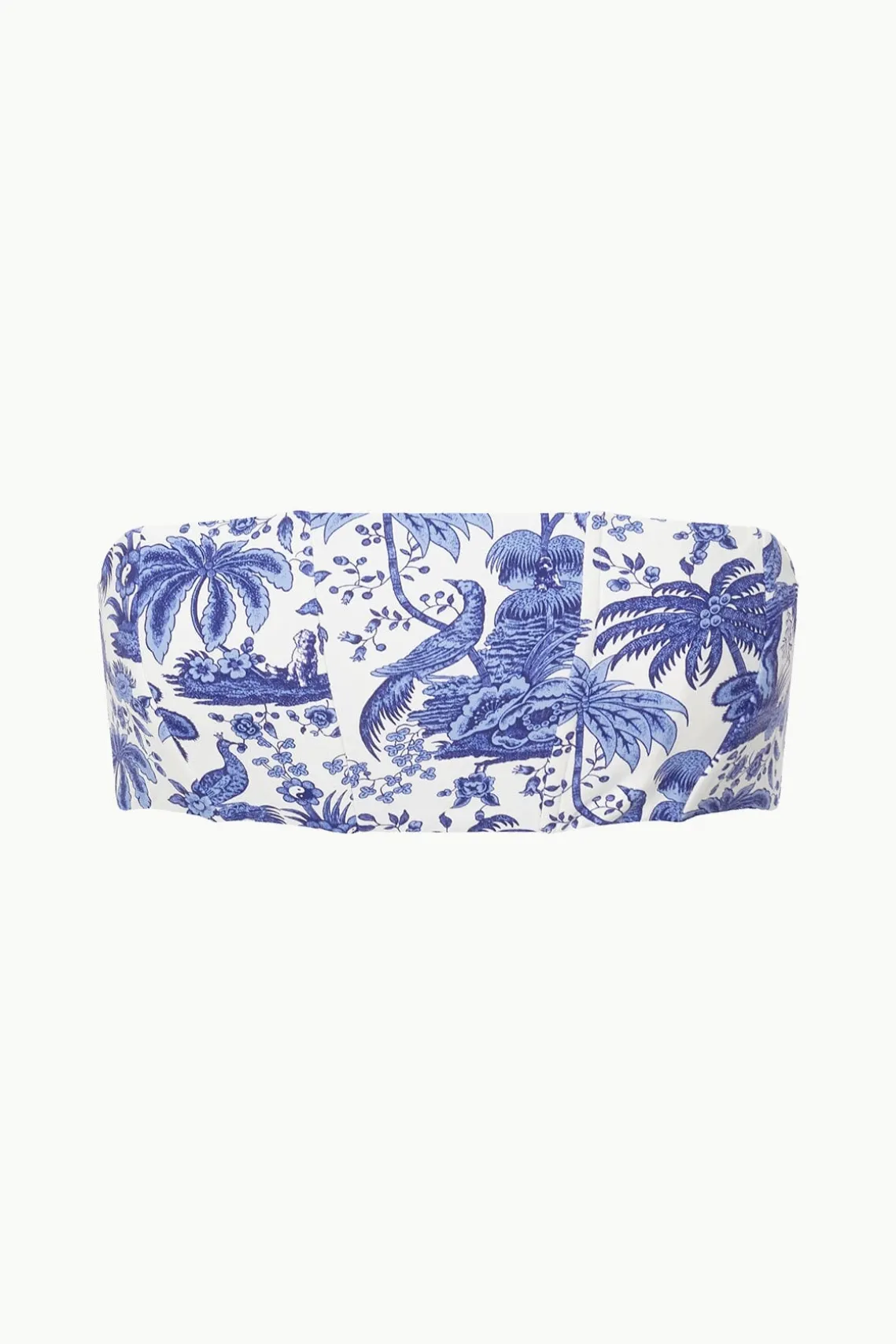 MALA BIKINI TOP BLUE TOILE