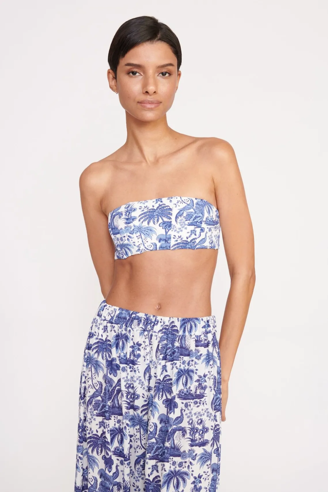 MARZA PANT BLUE TOILE