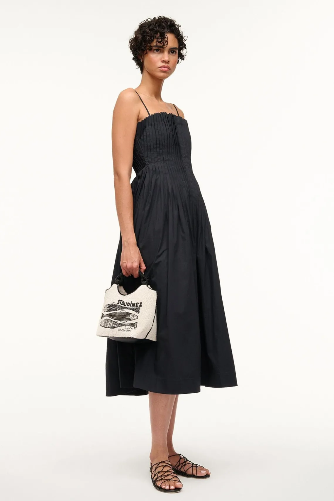 MIDI BELLA DRESS BLACK