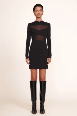 MINI FALCON DRESS BLACK