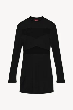 MINI FALCON DRESS BLACK