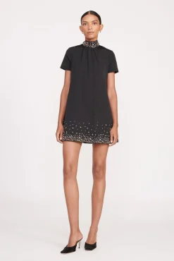 MINI ILANA DRESS  BLACK SILVER