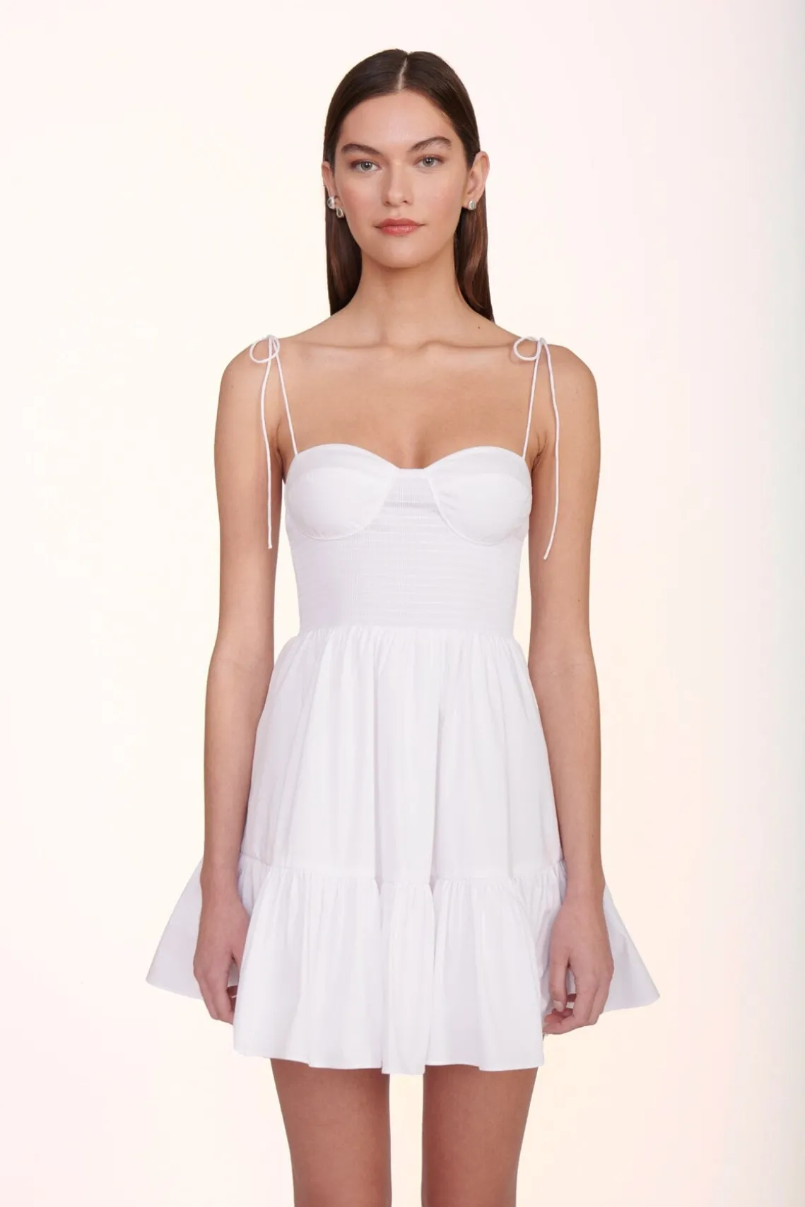 MINI LANDRY DRESS WHITE