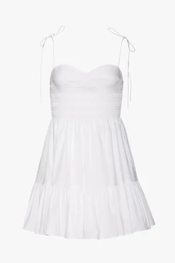 MINI LANDRY DRESS WHITE