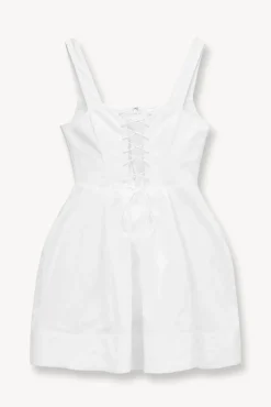 MINI SUTTON DRESS WHITE
