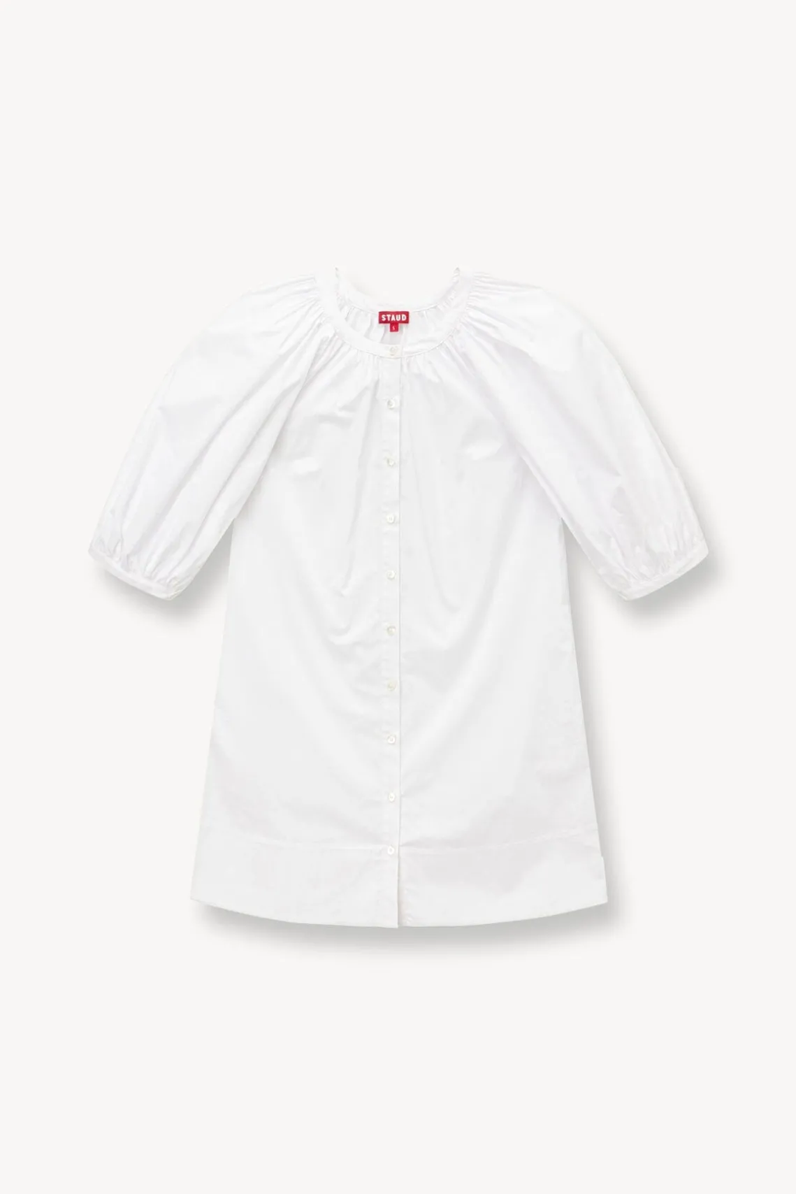 MINI VINCENT DRESS WHITE