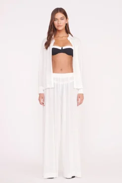 MIRIAM COVERUP TOP WHITE