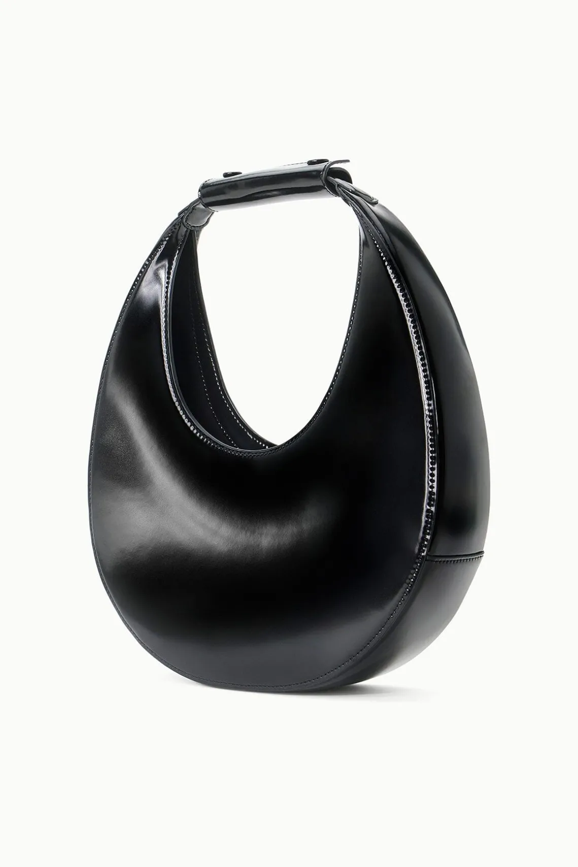 MOON BAG BLACK POLISHED