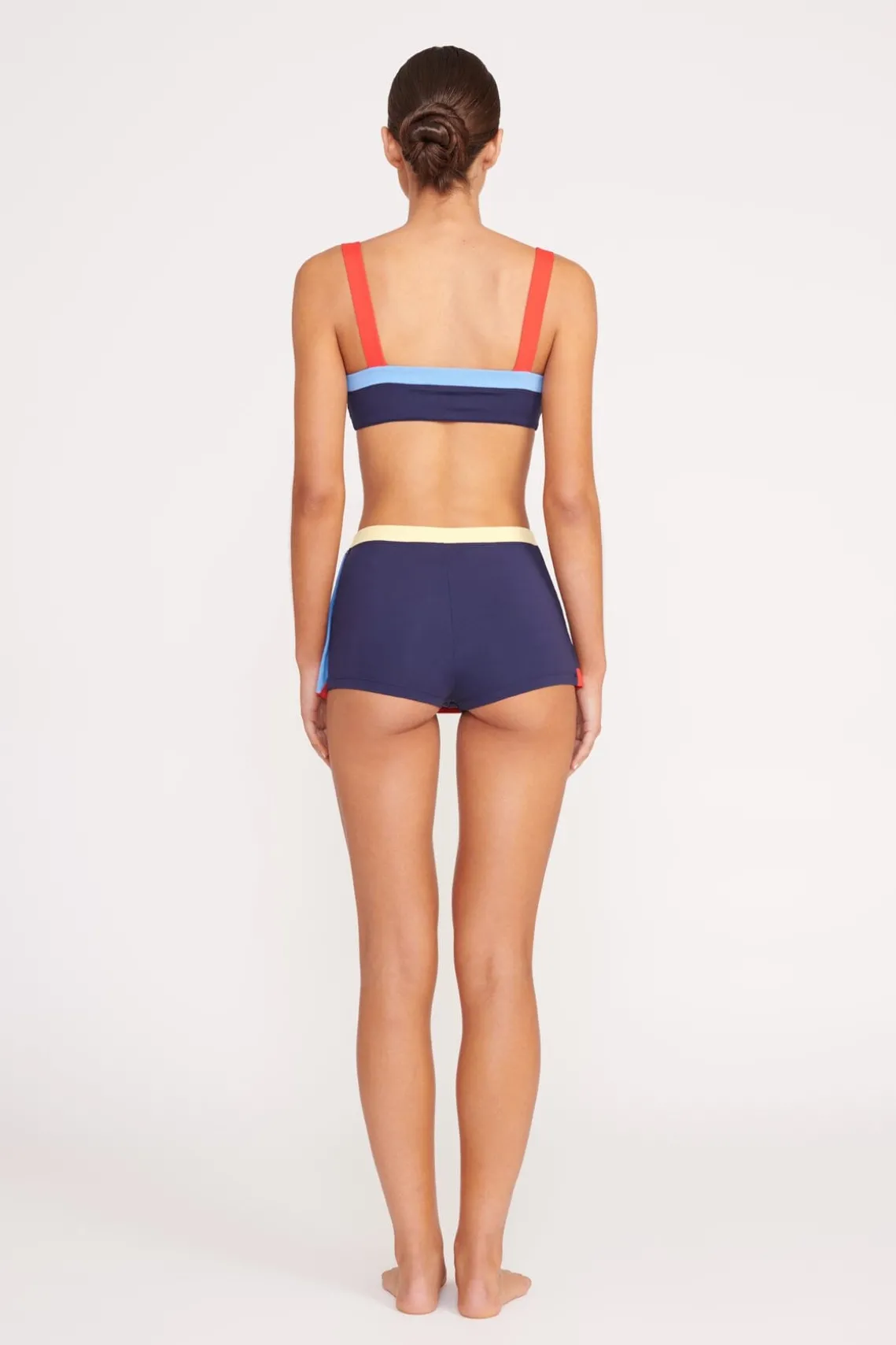 NELL SWIM SKIRT NAVY COLORBLOCK