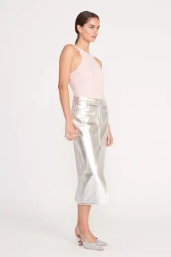 OAKLYN SKIRT  SILVER