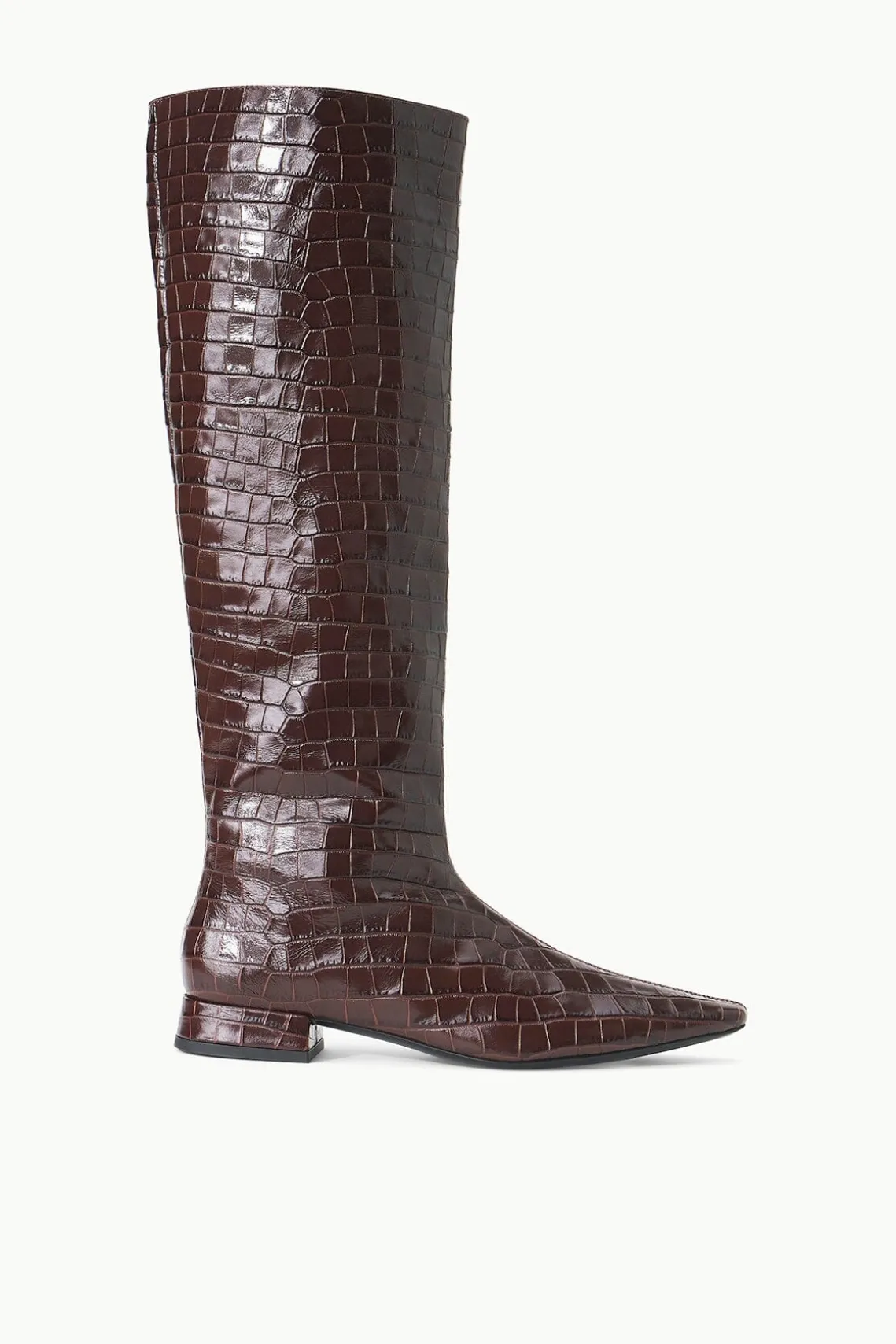 OLGA BOOT ESPRESSO CROC EMBOSSED