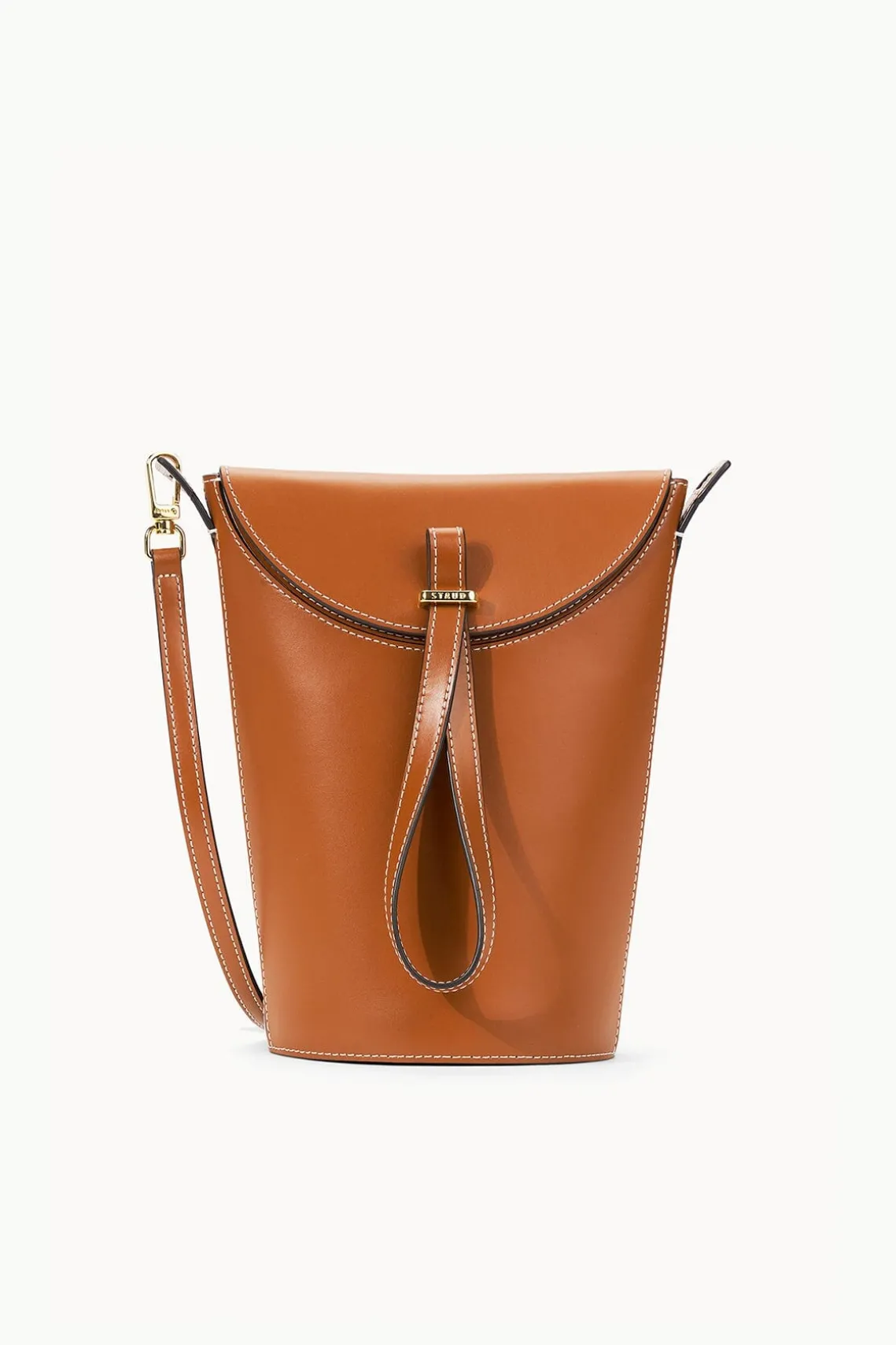 PHOEBE CONVERTIBLE BUCKET BAG TAN