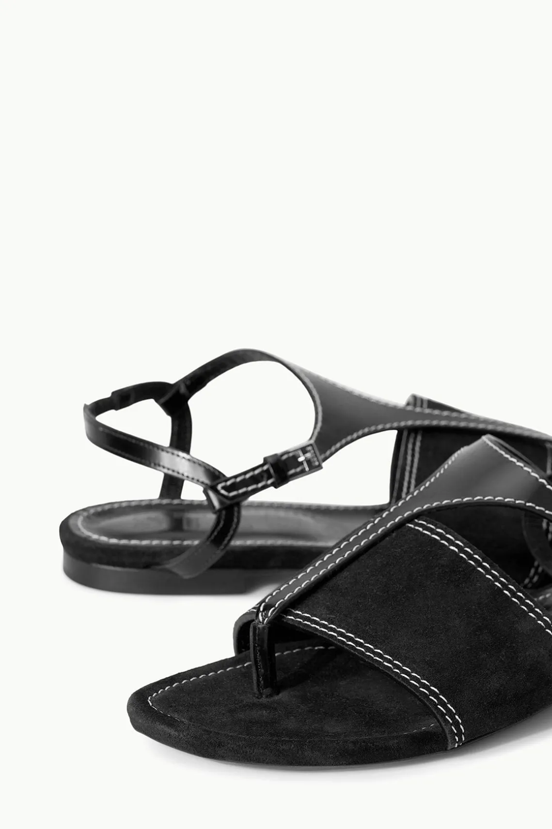 PURA VIDA FLAT SANDAL BLACK