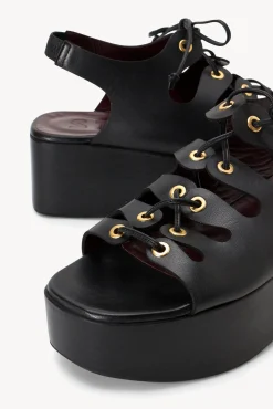 QUINN PLATFORM SANDAL BLACK