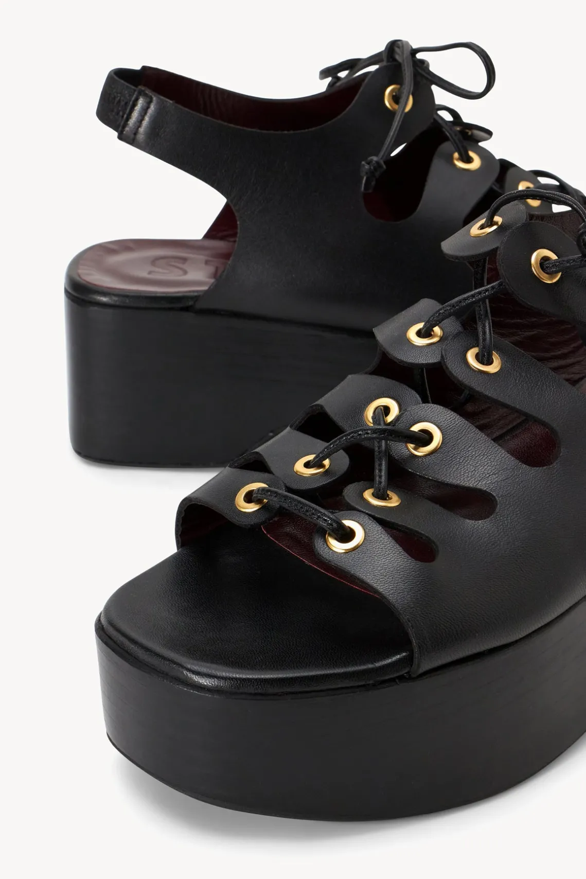 QUINN PLATFORM SANDAL BLACK