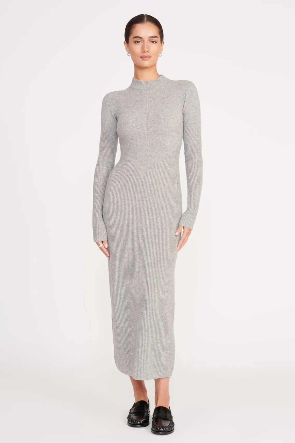 RAMONA DRESS HEATHER GREY