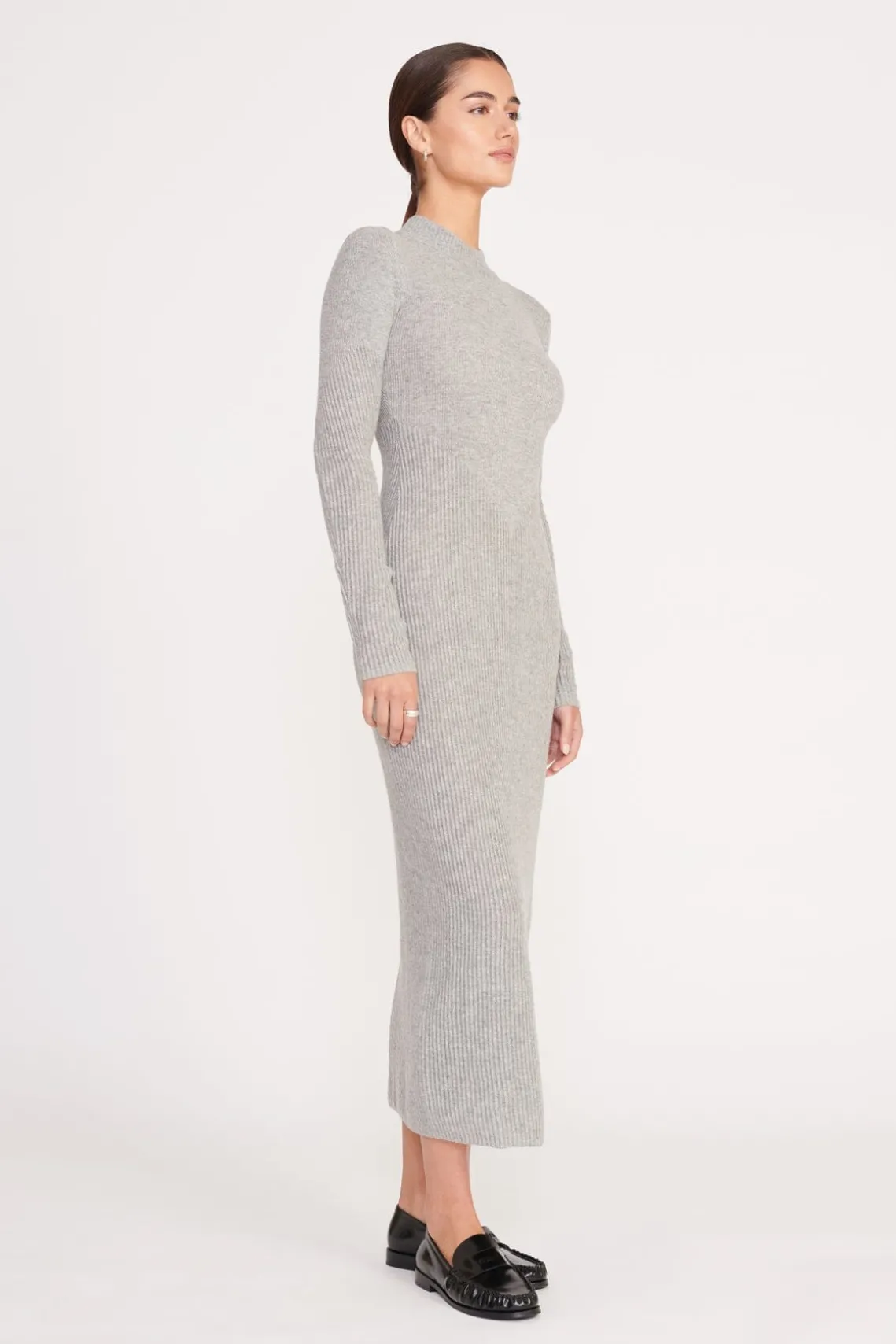 RAMONA DRESS HEATHER GREY