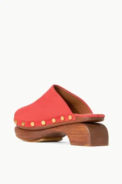 RHODES CLOG RED ROSE