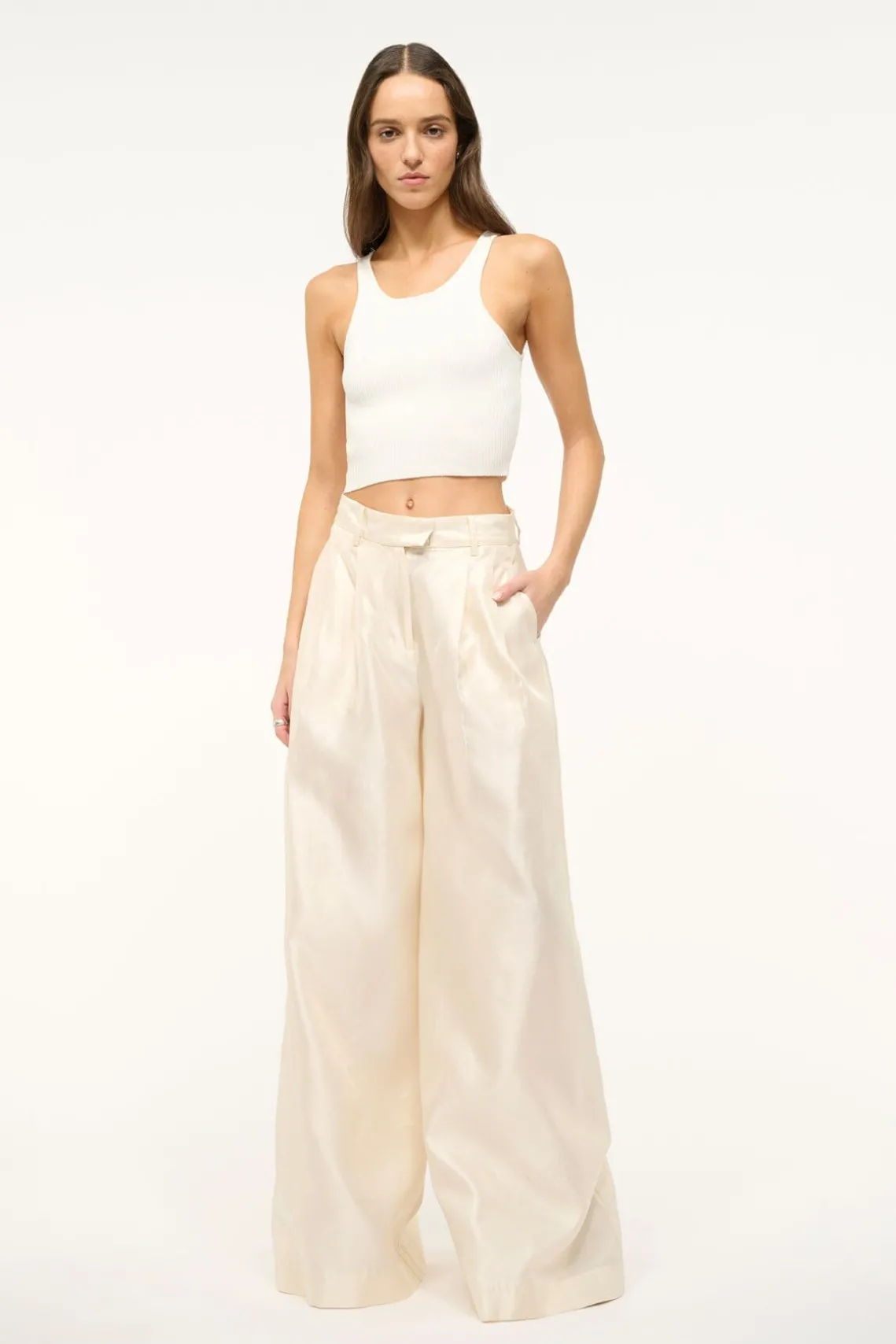 SASHA PANT IVORY