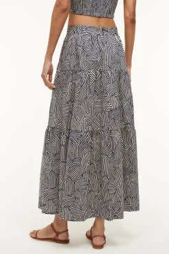 SEA SKIRT NAVY MOSAIC