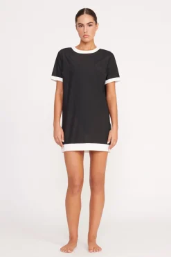 SELAH DRESS BLACK WHITE