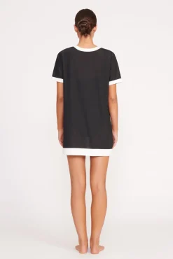 SELAH DRESS BLACK WHITE