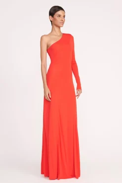 SERENA DRESS RED ROSE