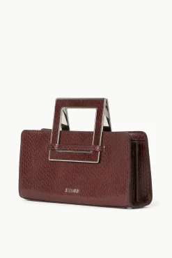 SHIRLEY CONVERTIBLE CLUTCH MAHOGANY