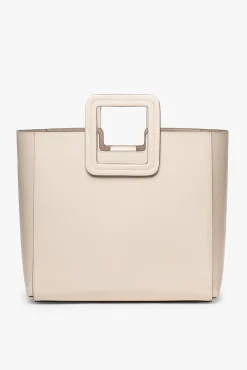 SHIRLEY LEATHER BAG CREAM