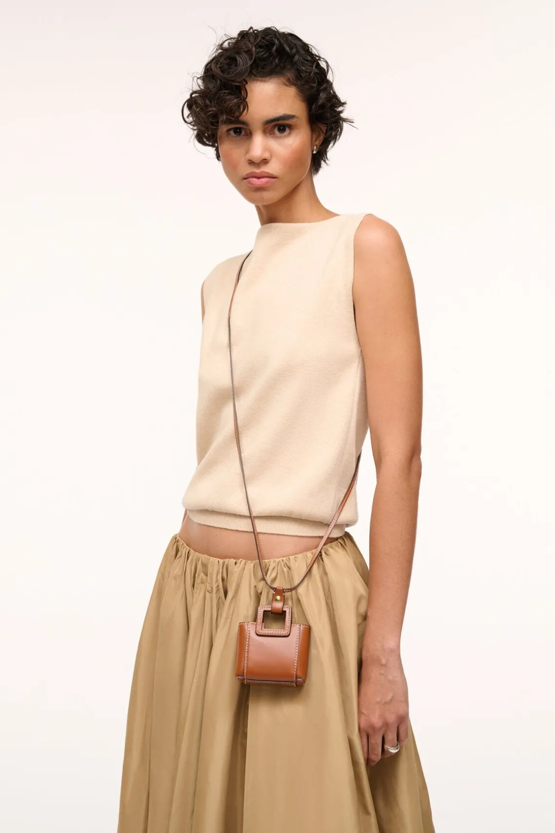 SHIRLEY MICRO NECKLACE TAN