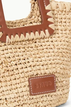 SHIRLEY MINI BUCKET BAG NATURAL RAFFIA