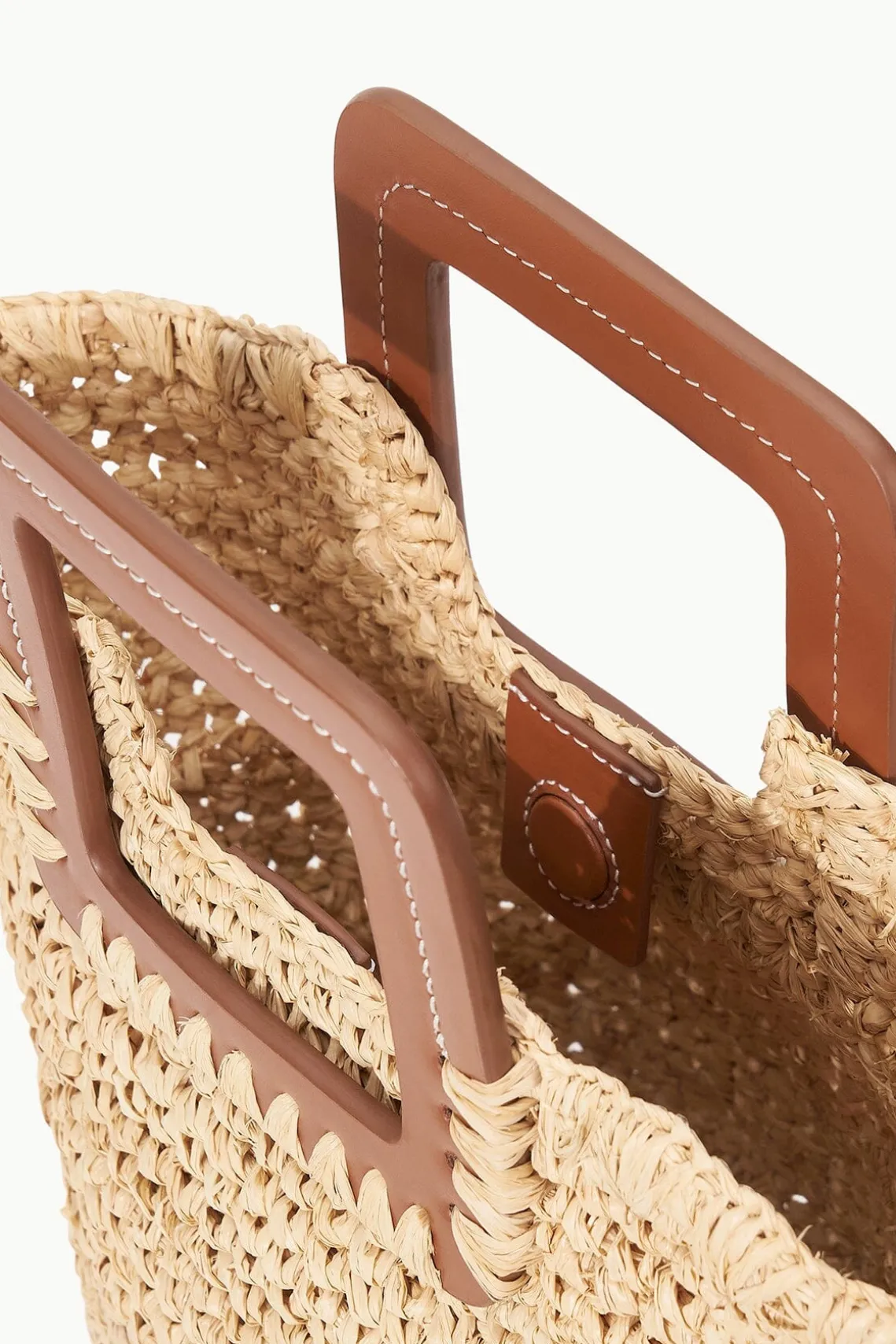 SHIRLEY MINI BUCKET BAG NATURAL RAFFIA
